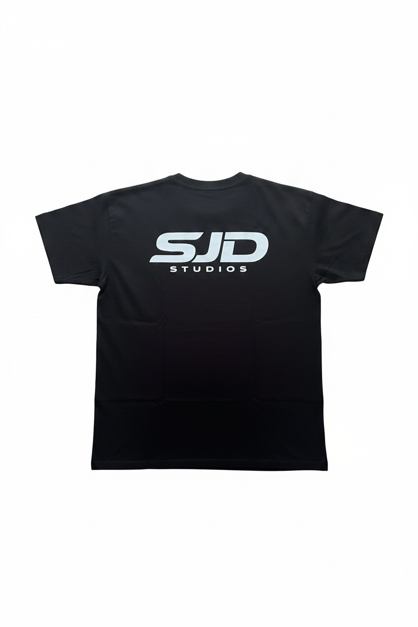 Black T-Shirt – Front & Back Logo