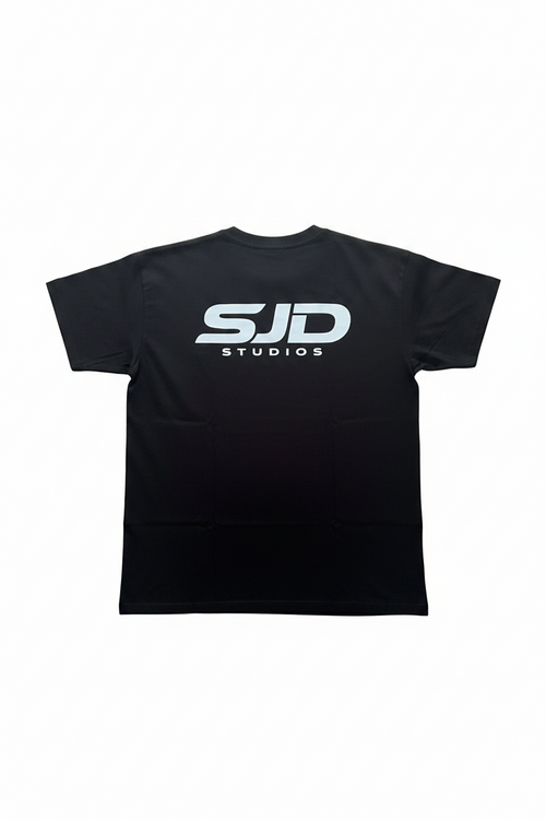 Black T-Shirt – Front & Back Logo